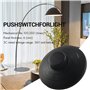 Bumdenuu 1 pcs noir Pied de lampe Interrupteur Pousser Pedale Interrupteur au pied