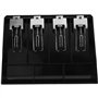 2X Pochette Rigide Caisse de Caisse Enregistreuse Classifier Magasin Caissette à Monnaie Coffret à Tiroir-Caisse Plateau à Tiroi