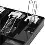 2X Pochette Rigide Caisse de Caisse Enregistreuse Classifier Magasin Caissette à Monnaie Coffret à Tiroir-Caisse Plateau à Tiroi