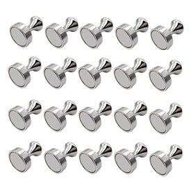 Sxmrmnx Punaises Magnétiques Puissantes Mini Aimants en Métal Punaises Magnétiques Punaises en Métal Robustes