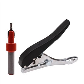 SAROAD Lot de 2 perforatrices pour le travail du bois - Couvercle de vis à papier avec foret fraisé - 3