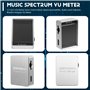 Eorleya 1.3 Pouces LCD Stéréo Contrôle Vocal Musical Amplificateur Analyseur de Rythme VU Mètre Indicateur de Niveau Audio