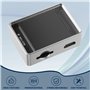 Eorleya 1.3 Pouces LCD Stéréo Contrôle Vocal Musical Amplificateur Analyseur de Rythme VU Mètre Indicateur de Niveau Audio