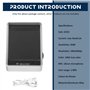 Eorleya 1.3 Pouces LCD Stéréo Contrôle Vocal Musical Amplificateur Analyseur de Rythme VU Mètre Indicateur de Niveau Audio