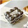 MSCHENZW Boîte à mouchoirs en forme de bulles, porte-papier en céramique, distributeur de papier pour salle de bain, table à man