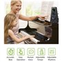 SAROAD Métronome électronique numérique métronome universel pour piano métronome pour guitare, violon, tambour, noir