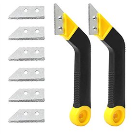 Lot de 2 scies à main coudées pour carrelage et meuble