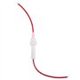 Iyalezirk Rouge Blanc Vis Bouchon En 6 mm X 30 mm Porte-fusible pour Tube 25 Pièces