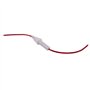 Iyalezirk Rouge Blanc Vis Bouchon En 6 mm X 30 mm Porte-fusible pour Tube 25 Pièces