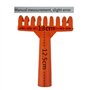 Eoslcusmvl 3X Têtes de Râteau à Olives 9 Dents Râteau Multifonction en Plastique Pelle Râteau de Cueillette D'Olives Outils de J