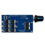 Feeuid Module régulateur de vitesse ESC pour moteur sans balais triphasé avec potentiomètre DC12-24V 10A STC32G pour moteur avec