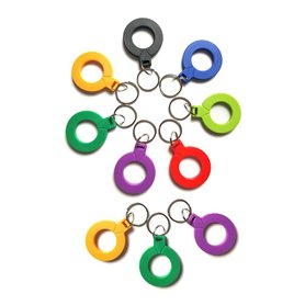 Asuinxurr Lot de 10 porte-clés CUID 13