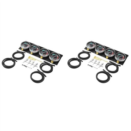 PAGJHRFJG 2X Moto Carburateur Synchroniseur Outil de Jauges à Vide ÉQuilibreur de Jauge à Vide pour / / Noir