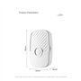 Osmond 2PCS Légumes Desinfectante Portable Ultrasonic Fruit Food Purifier Ménage Cuisine Nettoyant Alimentaire Machine Blanc