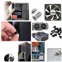 Okeeyseda 330 PièCes SéRies Bricolage Carte MèRe PC Ordinateur Personnel Assembler BoîTier Ventilateur Main Vis Boulon Entretois