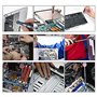Okeeyseda 330 PièCes SéRies Bricolage Carte MèRe PC Ordinateur Personnel Assembler BoîTier Ventilateur Main Vis Boulon Entretois