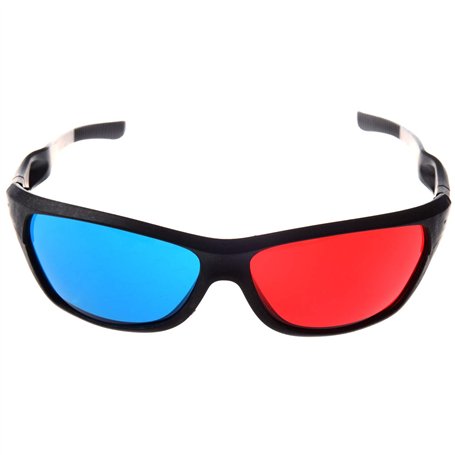SameeHome Anaglyphes rouges et bleu/vert Lunettes 3D simples pour de film 3D (mise à niveau supplémentaire)