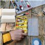 Lot de 400 sacs en PVA solubles dans l' pour pêche à la carpe, appâts et accessoires de pêche 7 x 14 cm