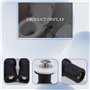 iFutniew Lot de 4 Vis de SièGe de Toilette CharnièRes de SièGe de Toilette Boulon Expansible éCrous SupéRieurs en Caoutchouc Fix