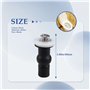 iFutniew Lot de 4 Vis de SièGe de Toilette CharnièRes de SièGe de Toilette Boulon Expansible éCrous SupéRieurs en Caoutchouc Fix