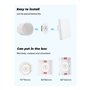 Mini WiFi Smart Home Gradateur Interrupteur Tuya APP TéLéCommande Voix Timing Luminosité RéGlage Commutateur Noir