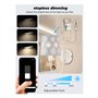Mini WiFi Smart Home Gradateur Interrupteur Tuya APP TéLéCommande Voix Timing Luminosité RéGlage Commutateur Noir