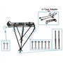 Porte-bagages arrière en alliage d'aluminium pour vélo - Porte-bagages arrière - Porte-bagages - Accessoires de vélo