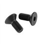 Lulaxy 8 PièCes Tout TéRrain Serrure Chaussure Cale Vis de pour SPD Verrouillage de PéDale Autobloquant Acier Noir