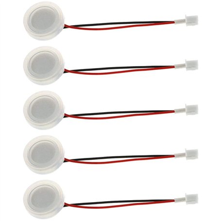 Tlilyy 5 Pcs 20Mm 1.7Mhz Ultrasons Mist Maker Fogger Disques en Céramique avec Fil et Joint Humidificateur Accessoires