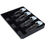 Joselin Pochette Rigide Caisse de Caisse Enregistreuse Nouveau Classifier Magasin Caissette à Monnaie Coffret à Tiroir-Caisse Pl