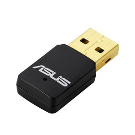 ASUS USB-N13 C1 - USB Clé Wi-Fi / Adaptateur Wi-FI N300 ASUS - USB-N13 v2 - Revêtement plaqué or