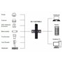 EXSYS EX-11237HMS-2 Kit HUB USB 3.2 Gen 1 à 7 Ports pour Rail DIN
