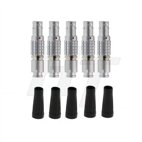 HangTon Lot de 5 connecteurs FGG 0B 5 broches mâle circulaire Push-Pull