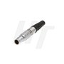 HangTon Lot de 5 connecteurs FGG 0B 5 broches mâle circulaire Push-Pull, connecteur d'alimentation de données Timecode
