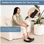 TERAPIO Électro Stimulateur Circulatoire. Appareil de Massage pour Pieds, Jambes Lourdes & Corps. Masseur Médical Certifié de Ci