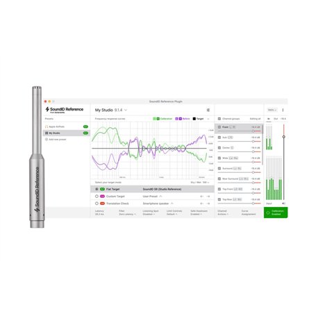 Sonarworks - SoundID Référence multicanal - avec microphone de mesure dans l'emballage détaillé