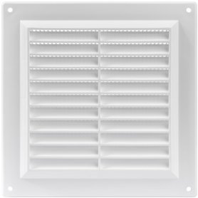 Grille d'aération en plastique avec protection anti-nuisibles intégrée pour grille d'aération de 15