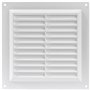 Grille d'aération en plastique avec protection anti-nuisibles intégrée pour grille d'aération de 15