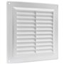 Grille d'aération en plastique avec protection anti-nuisibles intégrée pour grille d'aération de 15,2 cm - Couvercle de ventilat