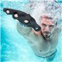 1 Paire Gants de Natation Aquatique, Grenouille Gants d'entraînement de Résistance à l'eau de Gants Palmés Fitness/Gants Doigts 