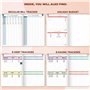 Clever Fox Budget Book 2.0 – Planificateur financier et carnet de suivi des dépenses, organiseur mensuel compact, 13,5 x 19 cm (
