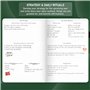 GoGirl Planificateur hebdomadaire – Planificateur horaire pour le travail et la vie avec fentes horaires – Agenda vertical pour 