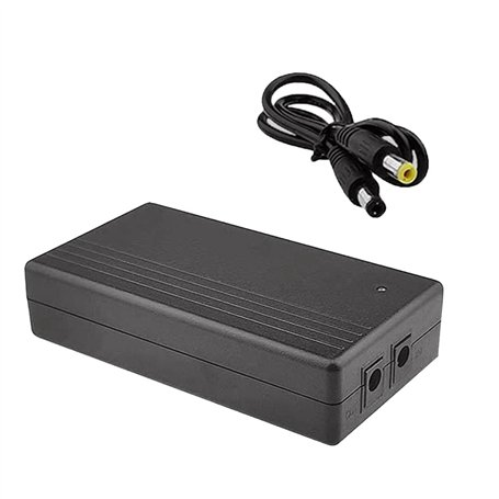 Jenbnoau Alimentation Sans Coupure Alimentation de Secours en Veille Mini UPS 6000MAh Batterie de Secours pour CCTV&WiFi Router