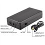 Jenbnoau Alimentation Sans Coupure Alimentation de Secours en Veille Mini UPS 6000MAh Batterie de Secours pour CCTV&WiFi Router 