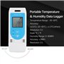 SVRITE TempU 03 Enregistreur de DonnéEs D'Humidité de TempéRature USB RéUtilisable Enregistreur de DonnéEs RH TEMP Enregistreur 