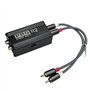 BYCUFF Isolateur Audio de Boucle de Terre Filtre de Bruit Audio Isolateur de Bruit RCA Isolateur de Signal Audio Réducteur de Br