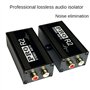 BYCUFF Isolateur Audio de Boucle de Terre Filtre de Bruit Audio Isolateur de Bruit RCA Isolateur de Signal Audio Réducteur de Br