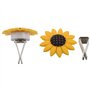FUWIND Lot De 2 Accessoires Voiture De Tournesol Assainisseur d'air De Voiture Mignon Clips D'¨¦Vent De Tournesol D¨¦Corations C