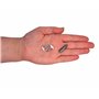 SKIR'CO Lot de 150 vis autoforeuses peintes 4,2 x 16 mm, tête de réglage modifiée Phillips Vis à tôle Tête gaufrée (150, Blanc P