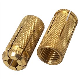 SKIR'CO Lot de 25 chevilles en laiton M16 x 45 mm